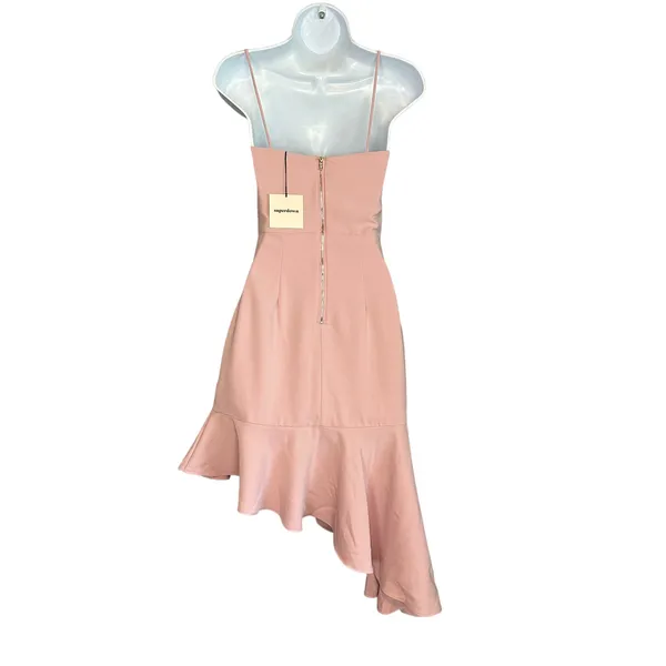 Superdown Pink Slip Dress MEDIUM Pastel Ruffle Romantic Cocktail Revolve $72 NEW - Image 6