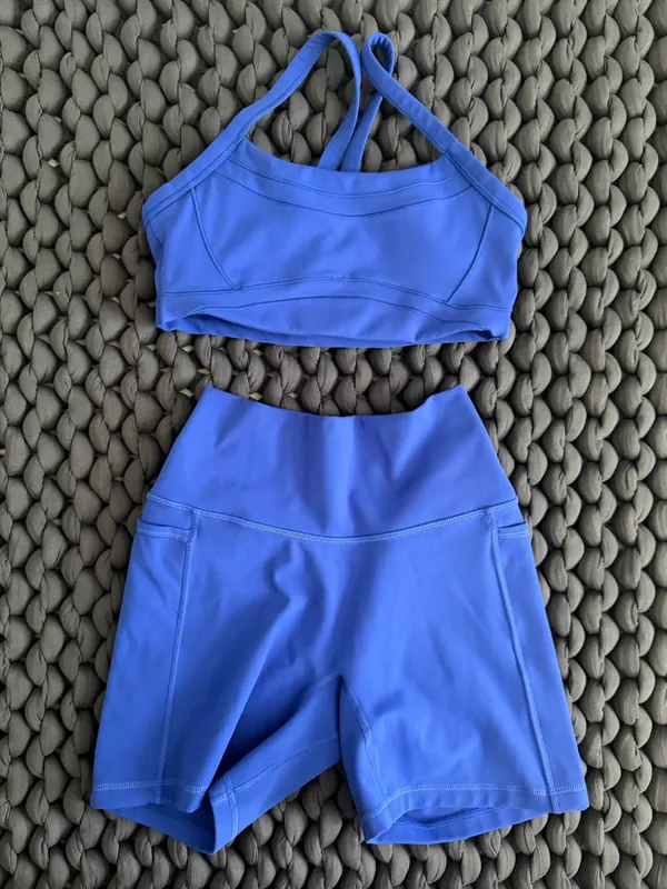LSKD Abs Ignite Sports Bra Blue Size XS - Image 5