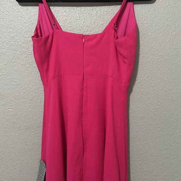 Lulus Evening of Splendor Hot Pink Surplice Maxi Dress Elegant, wedding, party ✨ - Image 7