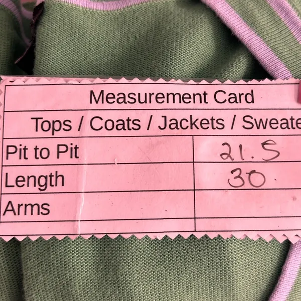 Talbots Cardigan Sweater Green Large‎ - Image 7
