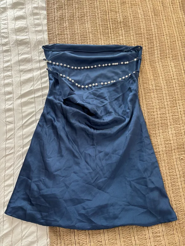 Lucy in the Sky Blue Mini Dress - Image 2