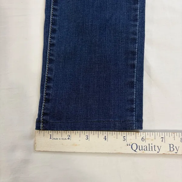 Levis Classic Mid Rise Skinny Jeans Womens 2 Dark Wash Blue Denim‎ Pants - Image 15