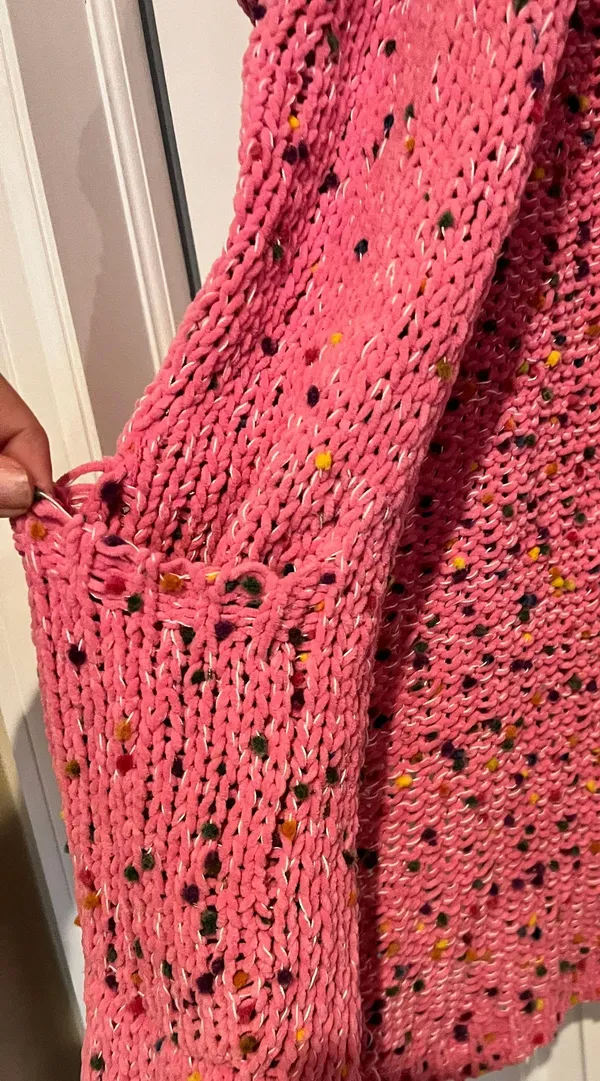 Pink And Rainbow Sweater - Image 4