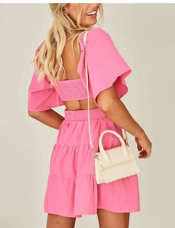 Pink summer dress - Image 5