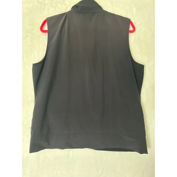 TailorBlack Full Zip Performance Golf‎ Vest Mock Neck Black Size 2 - Image 6