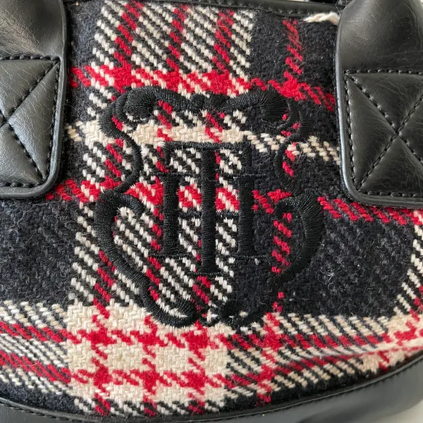 Mini Wool Plaid Monogram  Purse- Vintage - Image 2