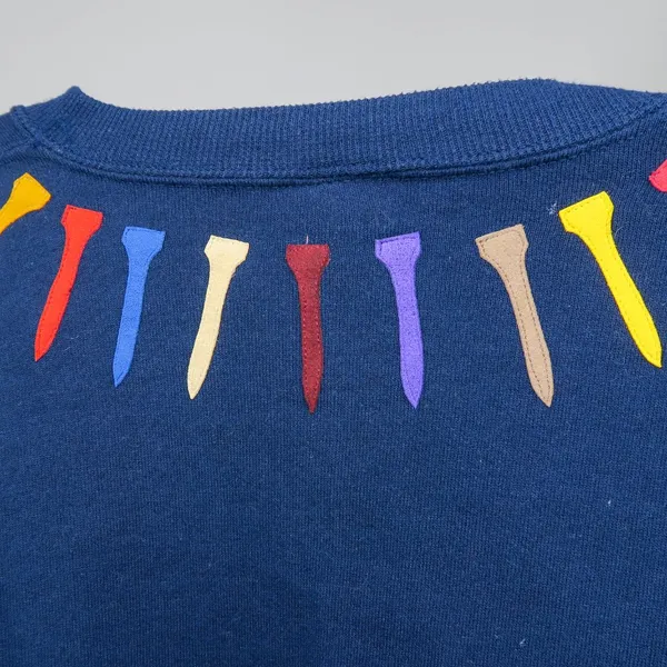 Russell Athletic Vintage 90s Handmade Original Golf Cardigan Sweatshirt - Image 5