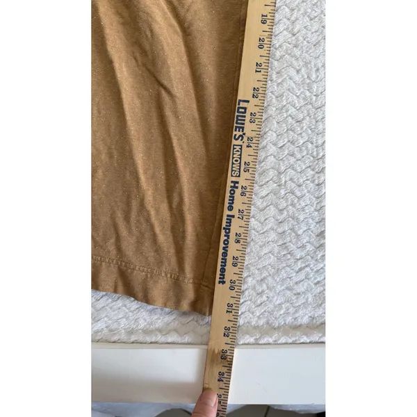 Athleta Balance Pant Wide Leg Camel Brown Drawstring Lounge Pants MT Tall - Image 4
