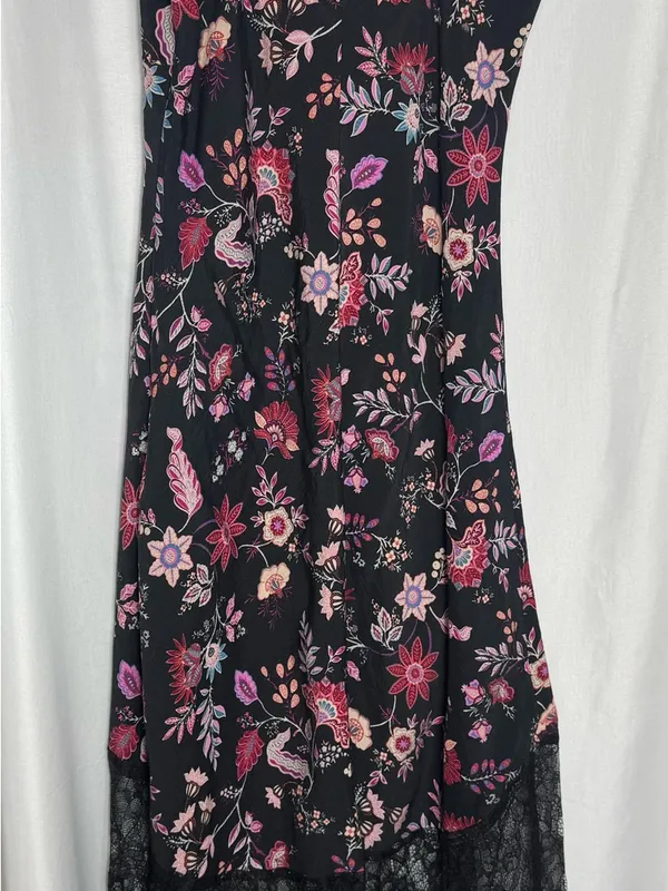 Y2K Lace Floral Maxi Dress Dark Romance Small WhimsyGoth Fairy Grunge NWOT - Image 5
