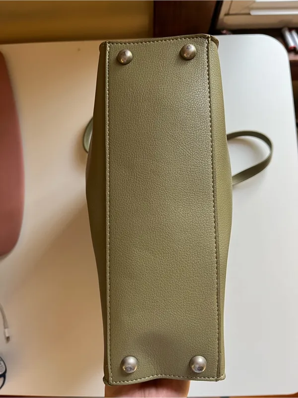 Pixie Mood Olive Tote with V-Notch Top - Image 7