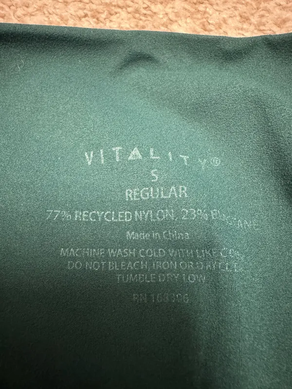 Vitality Leggings Green Size 4 - Image 4