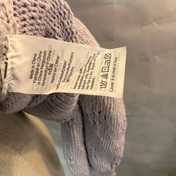 Madewell Pointelle Knit Crewneck Sweater 759 - Image 3