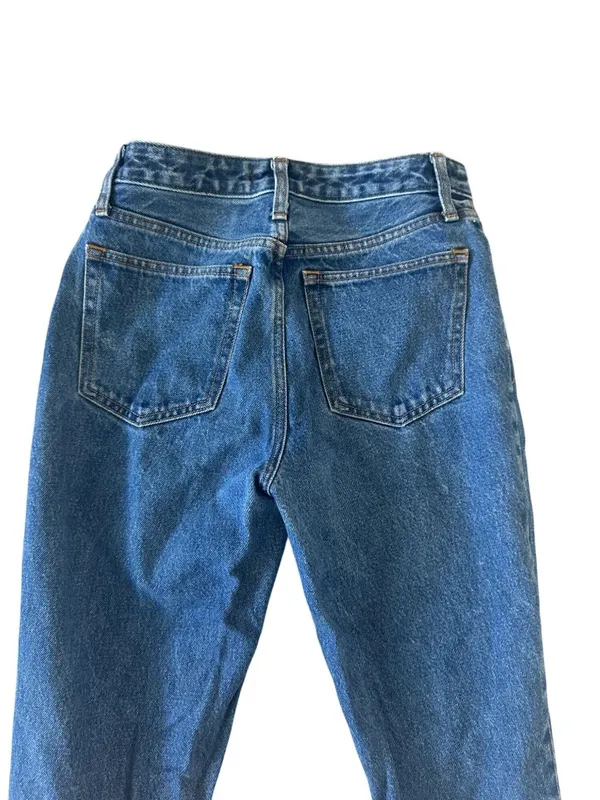 ABERCROMBIE & FITCH Annie High Rise Girlfriend Ankle Jeans Size 25 / US 0 - Image 6