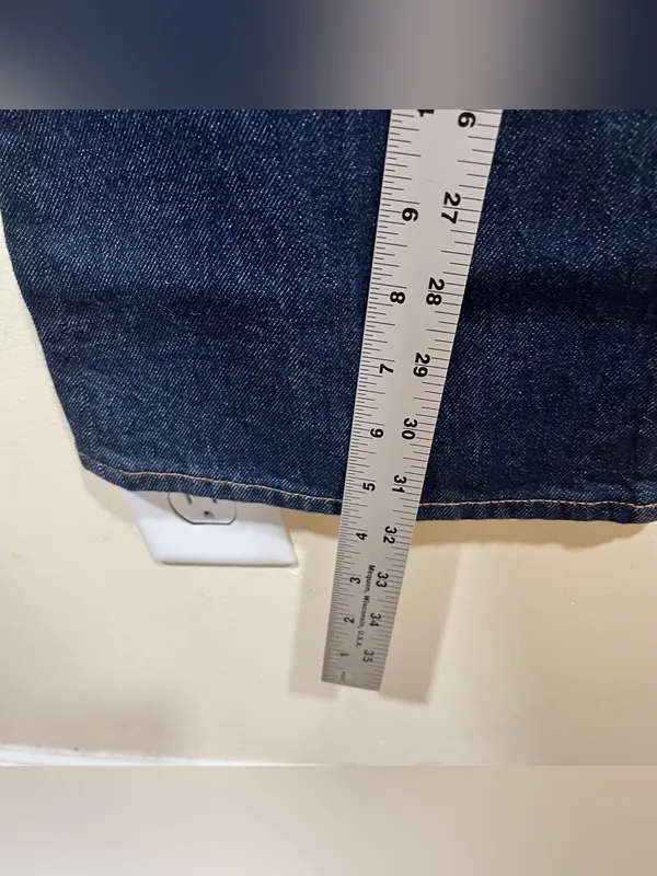 NWT Madewell The Vintage Flare Jean size 25 denim blue dark high rise - Image 6