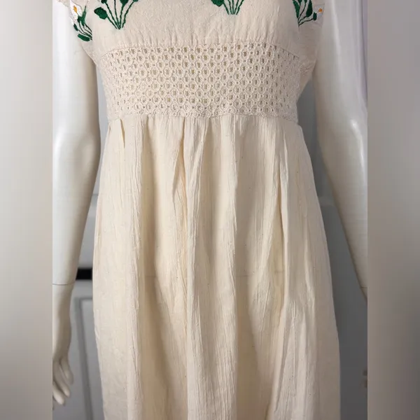 Unbranded Cream Crochet Dress - Image 10