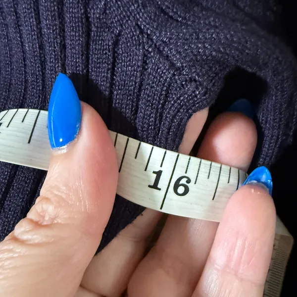SERAPHINE The Work Edit Maternity Ribbed Cardigan Navy Blue Size 4 - Image 8