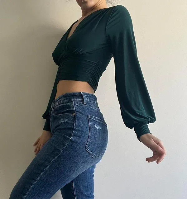 21 Saints Emerald Green NWT Crop Top Size S - Image 3