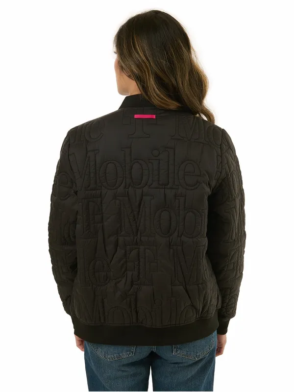T-Mobile Be Magenta WOMEN'S QUILTED BLACK JACKET M - Image 4