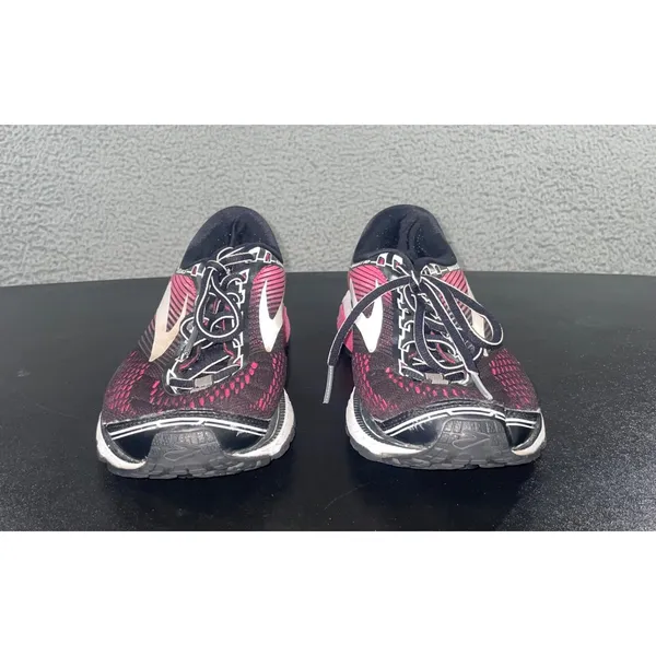 Womens Brooks‎ Ghost 10 Cloud Cushion Athletic Running Shoes Size 7.5 Black Pink - Image 2