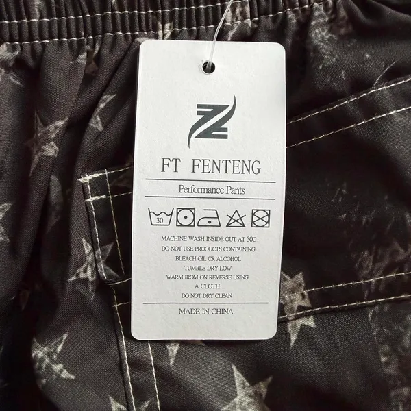 FT Fenteng Distressed Flag Swim Trunks — Size L — NWT - Image 6