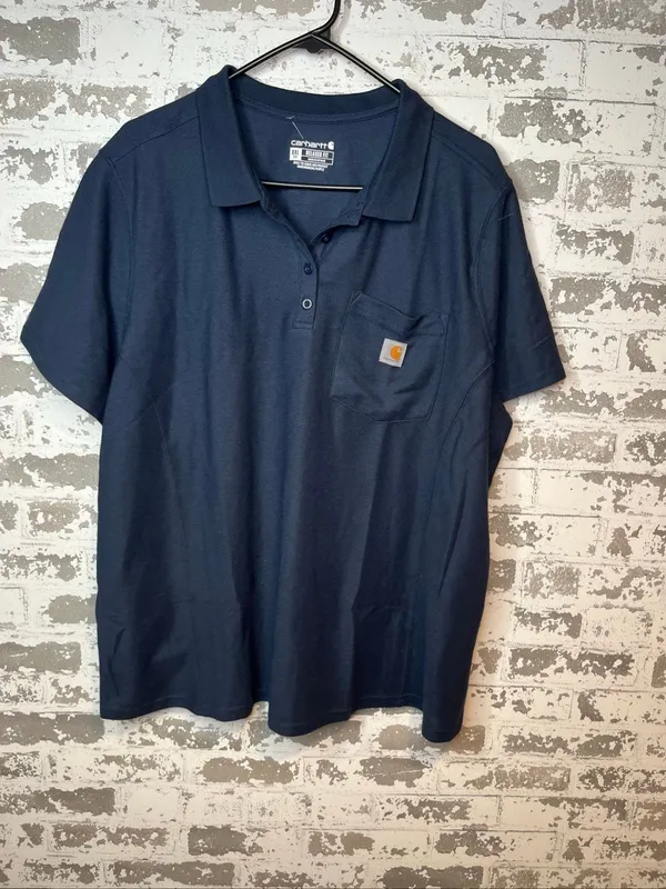 Carhartt | women navy blue polo - Image 10