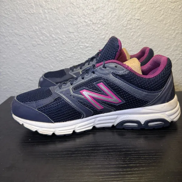 New Balance‎ 470 V1 TechRide Womens Size 9.5 Blue Purple Running Shoes Sneakers - Image 8