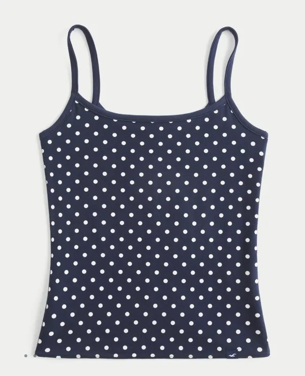 Hollister Callie Reversible Cami - Navy Blue - Image 3