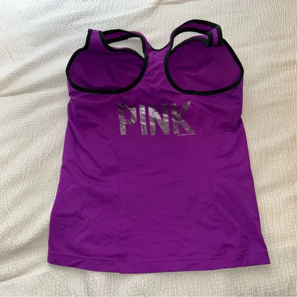 Pink yoga Victoria’s Secret top - Image 4