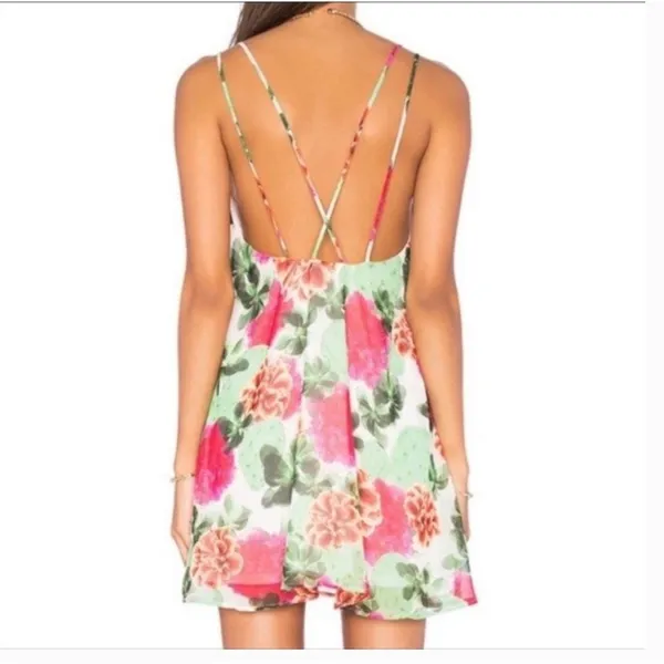 Show Me Your Mumu Criss Cross Applesauce Dress NWT Small Cactus Floral - Image 10
