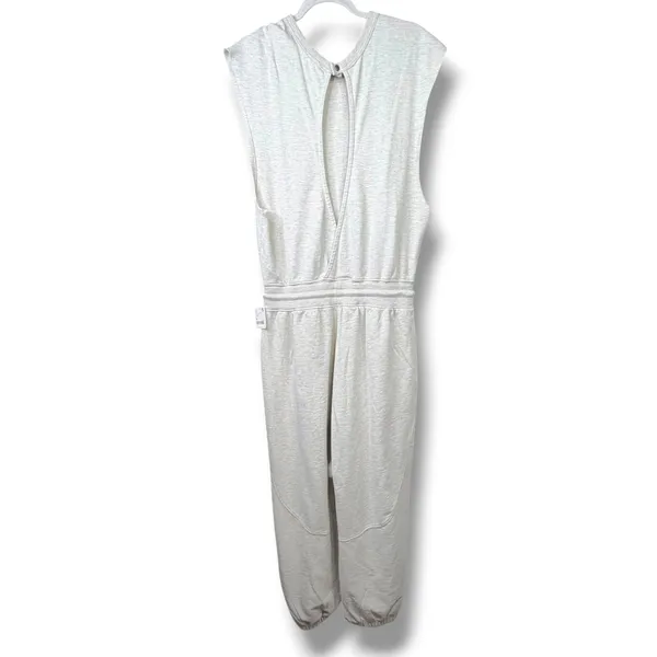 NEW Free People Movement Oatmeal Heather Throw and Go Onesie Jumpsuit XS - Image 8