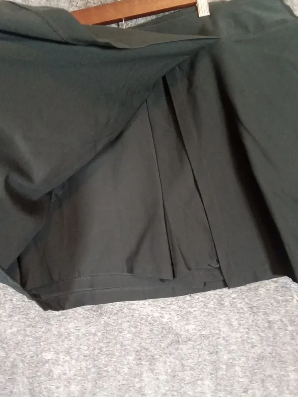 L.L. Bean Skort Black Tenhis Pickleball Outdoors Performance Womens Large - Image 3