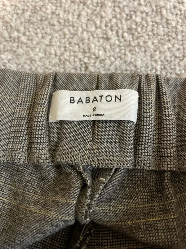Aritzia Babaton Plaid Pants- Size 2 - Image 2