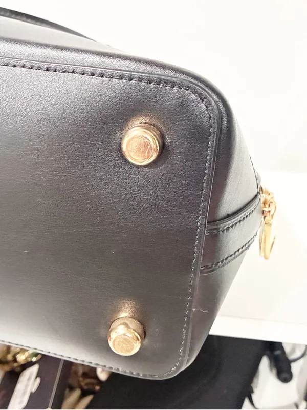 Coach Katy Satchel In Signature Canvas Brown Black Shoulder Bag - Image 3