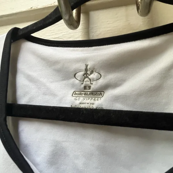 Balle De Match Tennis Dress Size S Black Athletic Sleeveless Knit Fitness USA - Image 3