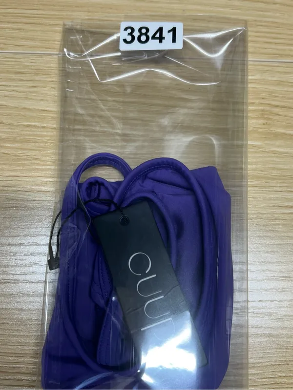 CUUP The String Bikini Swim Bottom Ultraviolet Purple NWT Size XL - Image 10