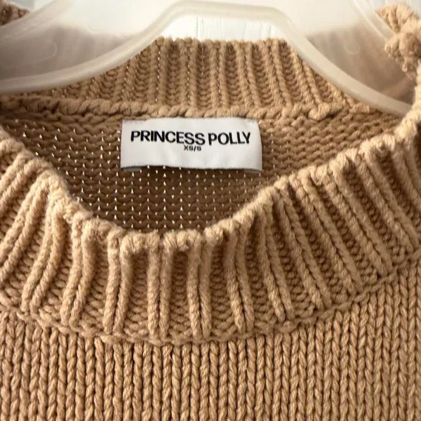 Princess-polly Women's Tan and Yellow Jumper - Image 2