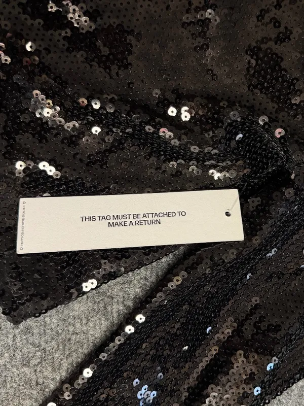 Princess Polly new black sequin top - Image 6