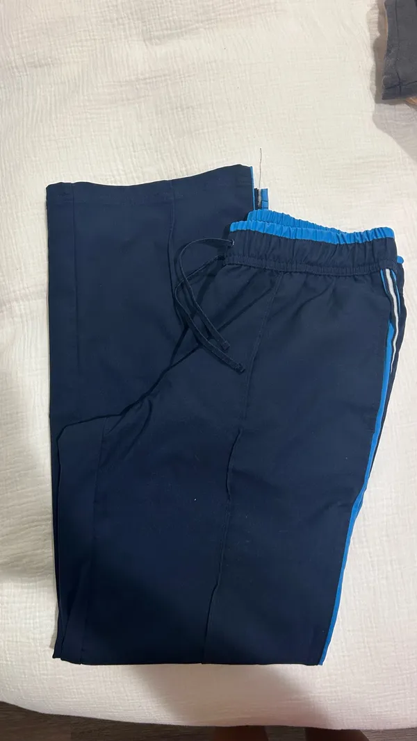 St. John's Bay Vintage blue and navy track pants - Image 5