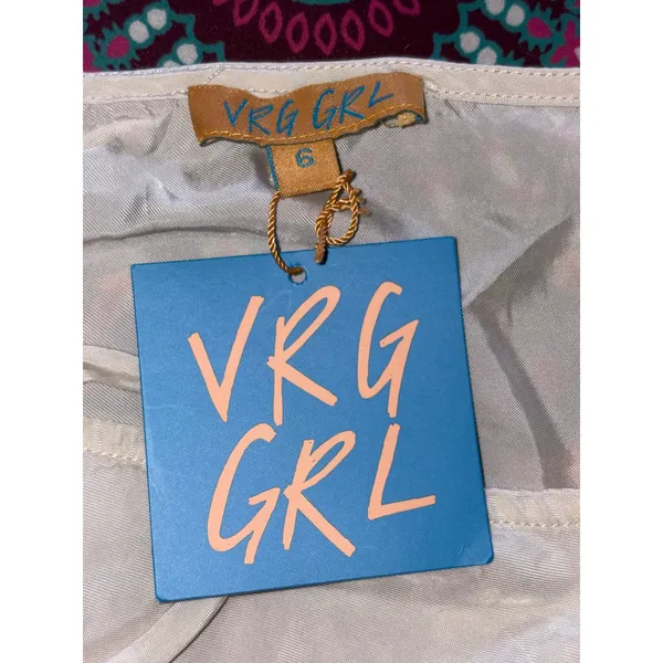 VRG GRL Silver Springs White Bias‎ Cut One Shoulder Maxi Dress Size 6 NEW - Image 6