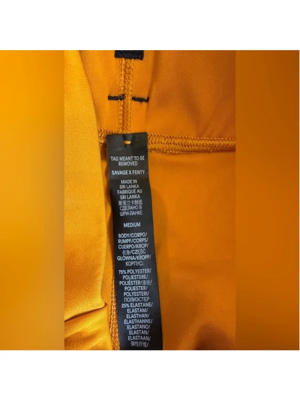Savage X Fenty “Golden Era” Band It High Waist Leggings Size Medium - Image 7