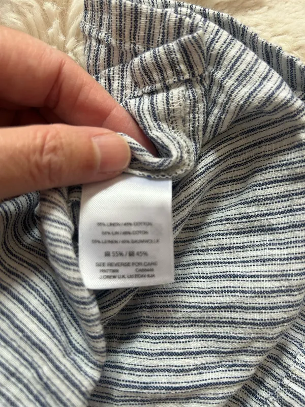 J.Crew Striped Linen Blend Top - Image 11