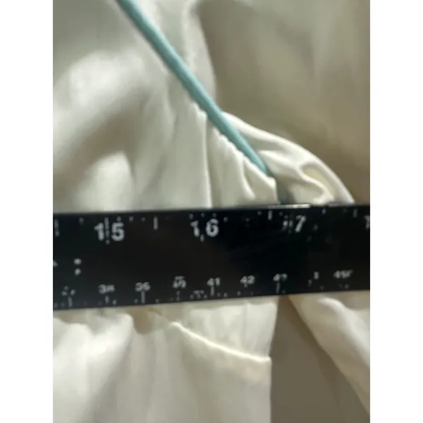 Vintage Abercrombie and Fitch Cream Satin Bomber Jacket Rare Grail Size M - Image 6