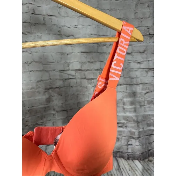 Victoria's Secret Orange Underwire Lightly Padded Bra‎ 34D - Image 2