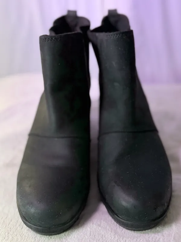 Sorel Black Chelsea Wedge Ankle Booties - Image 4