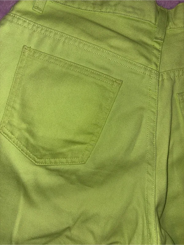 Faded Glory Neon Green Women's Bermuda Shorts - Image 4