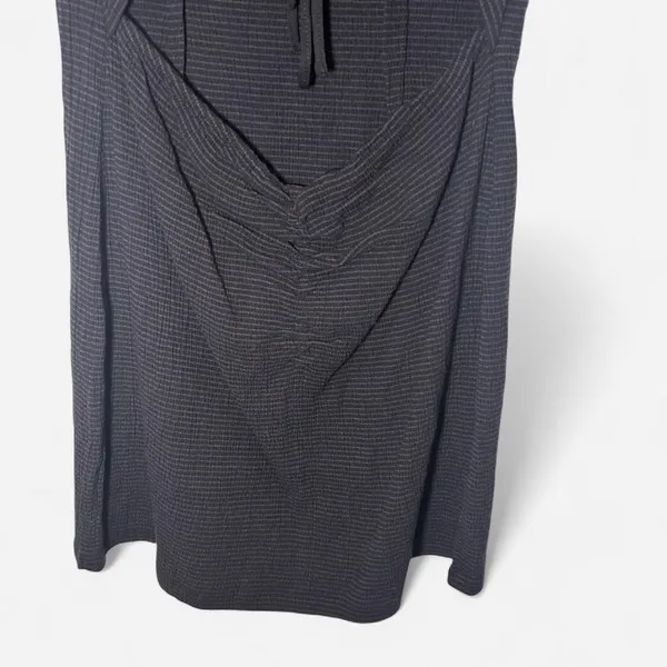 Free People Leila Black Cut-Out Tie Mini Dress M | Indie Night-Out Core - Image 5