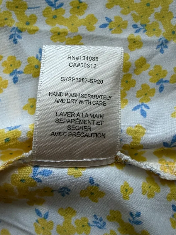 For Love & Lemons Daffodil Robe M NWT Yellow Floral Satin Lace Robe Cottagecore - Image 10