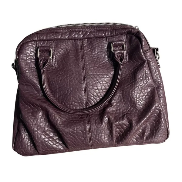 THIRTY ONE Jewell Plum Handbag Vegan Leather Handles Shoulder Strap NEW - Image 2