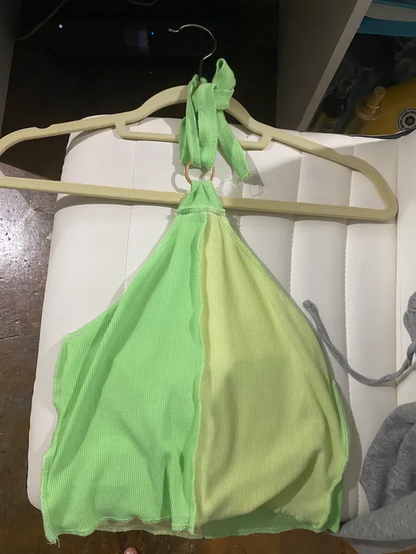 Adika Green Halter Top - Image 5