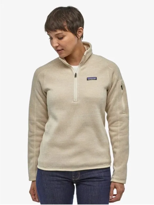 Patagonia Women's Size Medium Better Sweater Quarter Zip Sandstone - Image 4